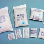 sachet d'argile absorbante avec indicateur coloré d'efficacité