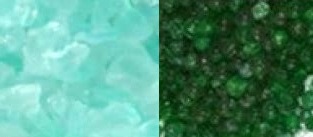 Silicagel ou gel de silice vert