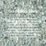Photo illustrant un conditionnement de gel de silice blanc, idéal pour le contrôle de l'humidité dans divers secteurs. Acheter du gel de silice blanc permet de protéger efficacement les produits sensibles, comme les équipements électroniques, les matériaux industriels ou les objets précieux. Le gel de silice blanc, avec sa capacité d’absorption élevée, est une solution fiable pour prévenir la corrosion et la détérioration dues à l’humidité. Optez pour ce conditionnement professionnel pour acheter du gel de silice blanc de qualité, adapté à vos besoins spécifiques en matière de protection contre l'humidité.