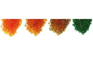 silicagel coloré bleu ou orange et changement de couleur des granulés de silicagel